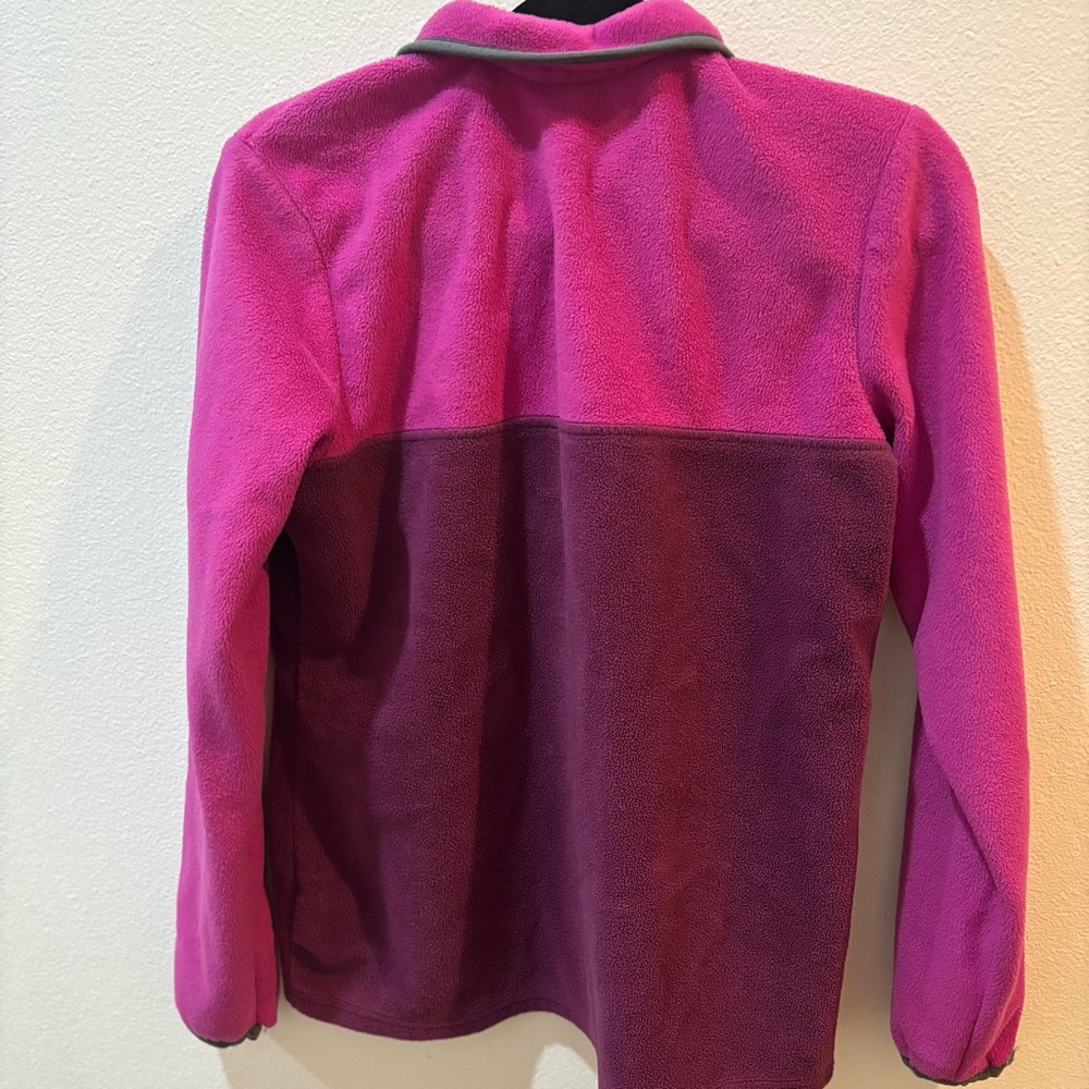 Columbia Two-Tone Snap Fleece Pullover | Women’s Medium flaw - Picture 7 of 10
